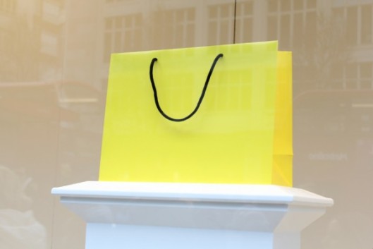 Image of Selfridges bag with no logo.
