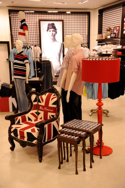 A picture of a instore display in Debenhams